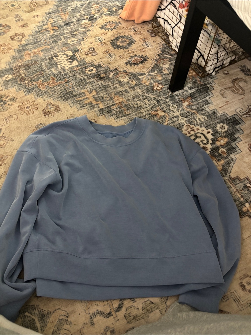 lululemon athletica Relaxed Crewneck Sweatshirt - Dusty Blue